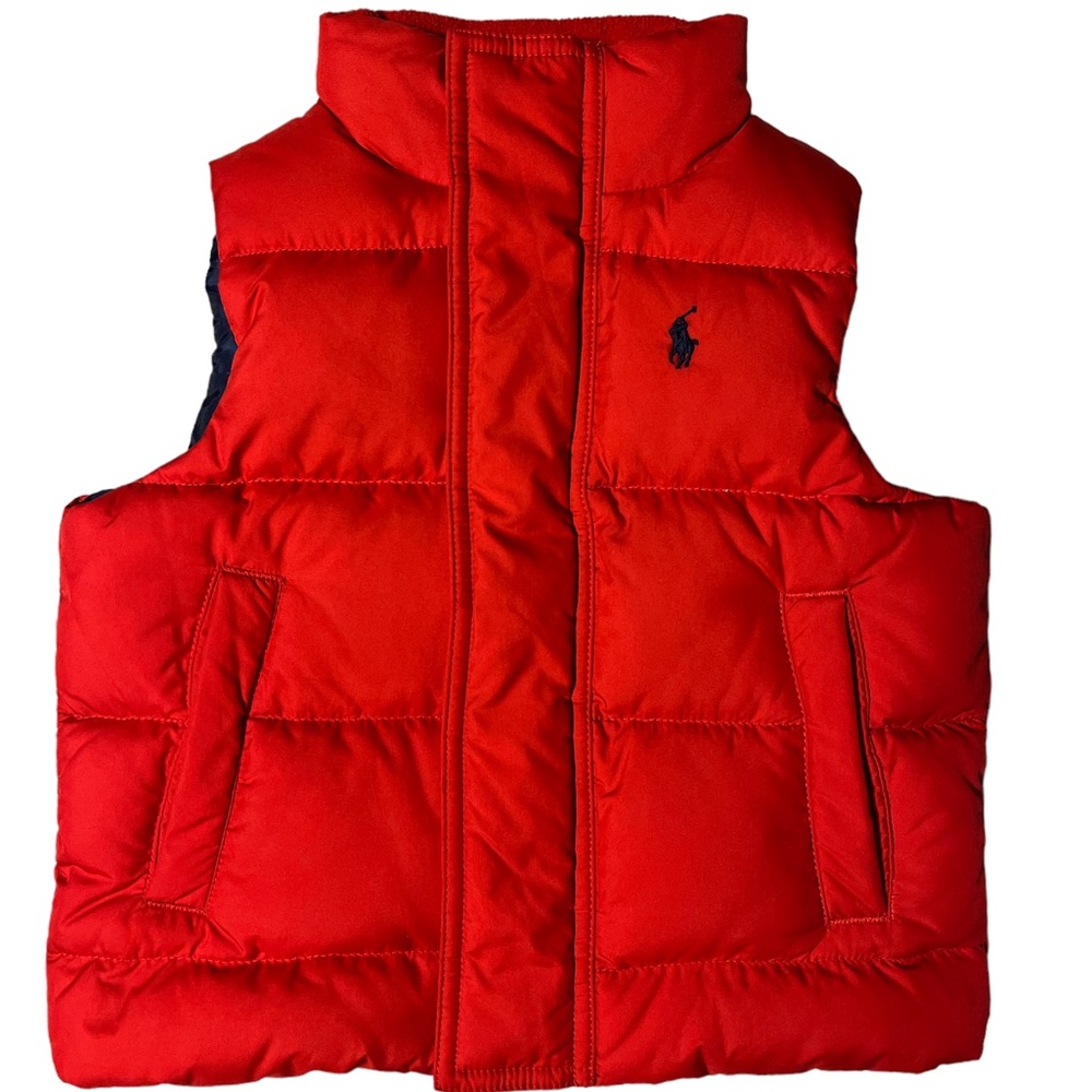 Polo by Ralph Lauren Baby Boy Water-Repellent Down Vest Size 12M